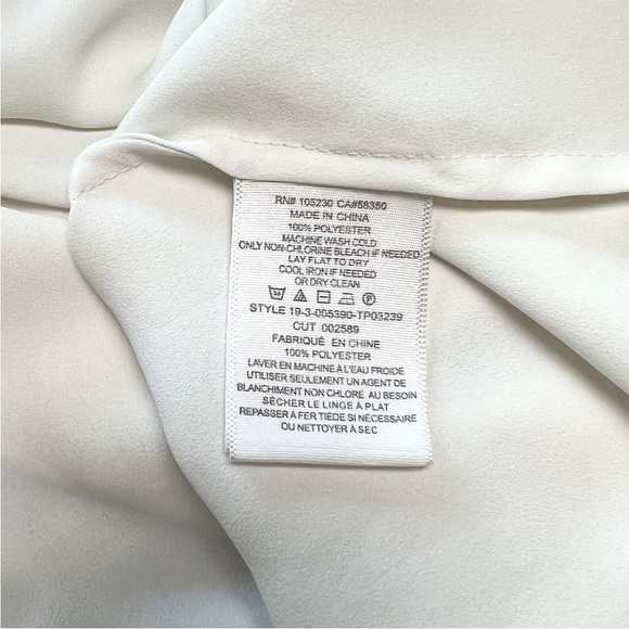 JOIE 70s Eyelet Embroidered Ruffle Pintuck Long Poet Sleeve Peasant Blouse L - Picture 10 of 14